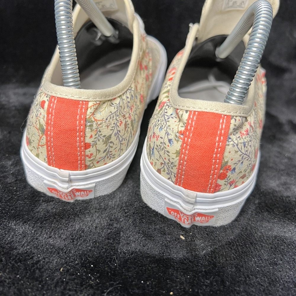 Vans Doheny Decon Women's 8 Sneakers Turtledove White Ditsy Floral Skate Shoes - Picture 4 of 7